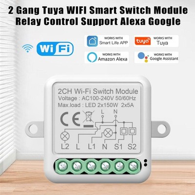 Funk Lichtsteuerung 1-4CH WiFi - Für Alexa Google Tuya Smart Home