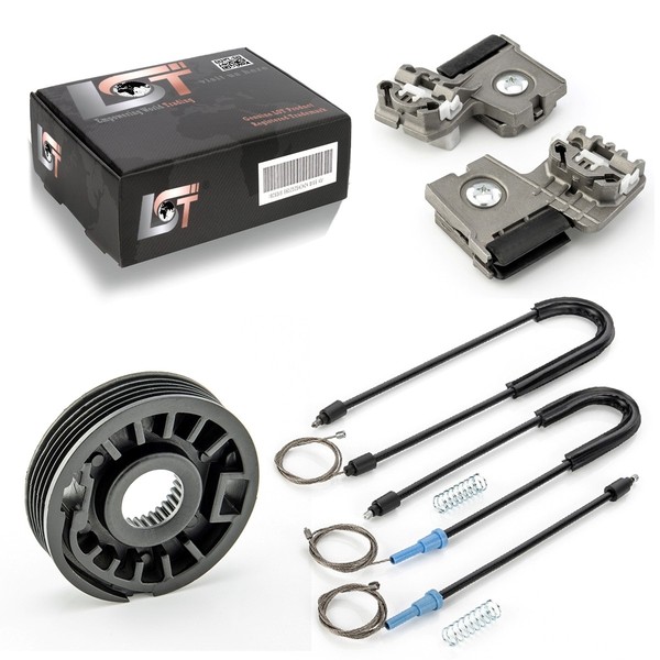 Fensterheber Reparatursatz Vorne Links FÜR VW Golf 4 IV 2TRG.-image