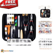 Jewelry Making Supplies Kit with Tools Wires Findings for Jewelry Repair