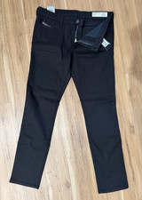 Diesel Mens Black Super Slim Skinny Stretch D...