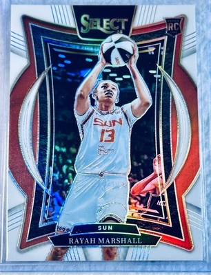 2025 WNBA Select White   RAYAH MARSHALL /99 SP SUN RC    #26  