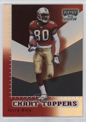 1999 Playoff Momentum SSD Chart Toppers Jerry Rice #CT20 HOF 1m5u