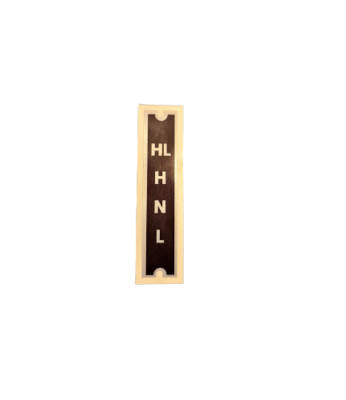 Humvee M998 m1151 transfer case shift lever decal sticker for data plate hmmwv