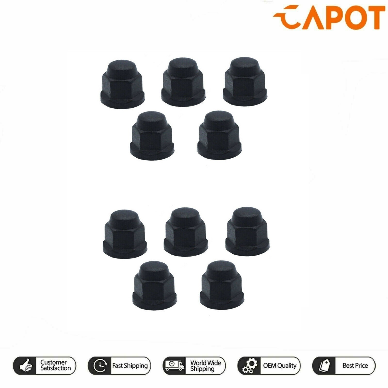 10x pour Ford Transit MK6 MK7 2000 après écrous écrous Whell 4041979 YC151K011AB
