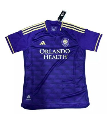 Adidas Authentic Orlando City SC Soccer Jersey Purple IC9626 Sz