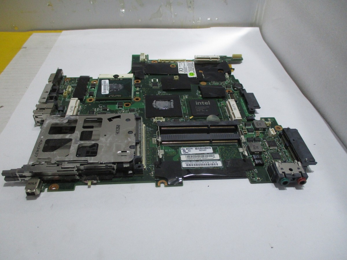 Lenovo Thinkpad T400 60Y3751 Intel Motherboard w/ Intel Core 2 Duo