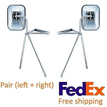UNIVERSAL TRUCK MIRRORS SET ( LEFT+RIGHT ) H3551 - Picture 1 of 1