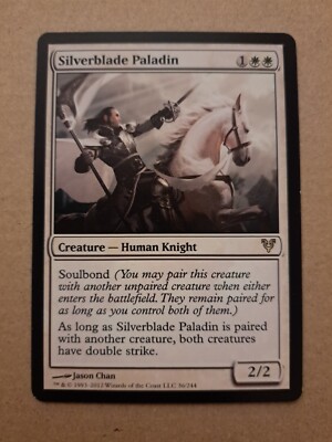 Silverblade Paladin, Avacyn Restored, Magic The Gathering, MTG