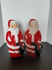 Vintage EMPIRE Blow Mold SANTA CLAUS Christmas LIGHT UP  14" TABLE TOP #3