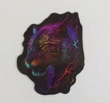 Cheetah Bright Colorful Dark Animal Sticker 2.25
