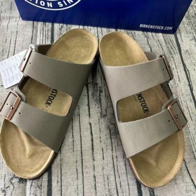 Birkenstock Arizona Sandal Stone Birko-Flor Nubuck Wide+Narrow Select Size 37-45