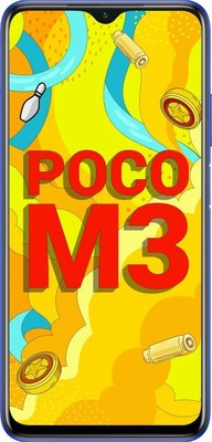 POCO M3 (RAM 6GB, 64GB) 6.53''  48MP Camera Dual SIM Unlocked DHL SHIP
