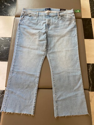 GAP Women's Kick Fit Jeans XL 20/35R Light Wash Mid Rise