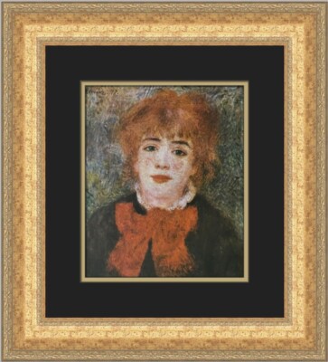 Pierre-Auguste Renoir Portrait of Jeanne Samary Custom Framed Print