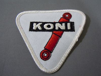 KONI Shock Absorbers Embroidered Sew On Uniform-Jacket Patch 3'' Triangle Vintag