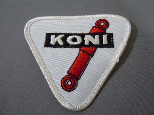 KONI Shock Absorbers Embroidered Sew On Uniform-Jacket Patch 3" Triangle Vintag - Picture 1 of 2