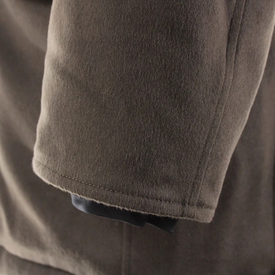 Kired Kiton NWT Kang 2 Cashmere Hooded Down Jacket Size 54 (XL US) In Brown - Image 3 of 4