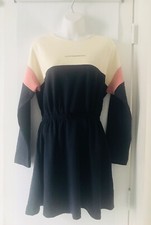 ZARA KIDS Multicolor COLOURBLOCK DRESSS Long Sleeve Elastic Waist 13-14 Y OA209