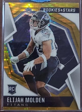 2021 Rookies & Stars Elijah Molden Rookie RC Gold Holo Pulsar Prizm #D /15 SSP