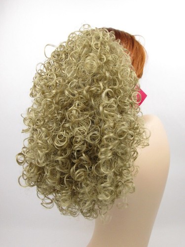 16" LONG FULL LAYERED SPIRAL CURLS CURLY HAIR PONYTAIL HAIRPIECE BANANA CLIP - Picture 5 of 15