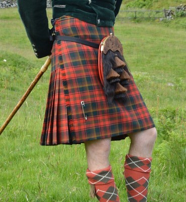 maple leaf tartan kilt