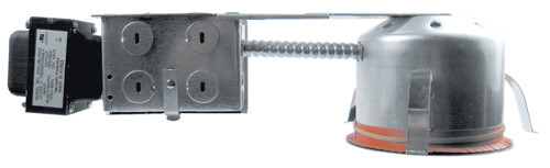 Elco EL1499RS 4-inch 50W Single Light Shallow Remodel Housing