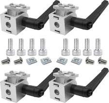 4 Sets 2020 Aluminum Extrusion Pivot Joint Bracket 2020 Swivel Mount Hinge Conne