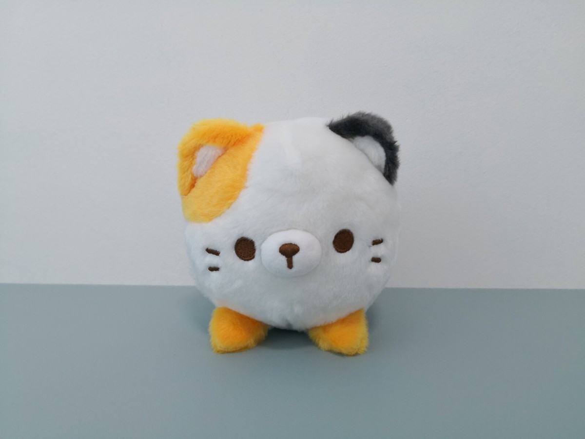NEW Cute Fluffy Yell World Korokoro Ni Yanko Cat Plush 15cm | eBay