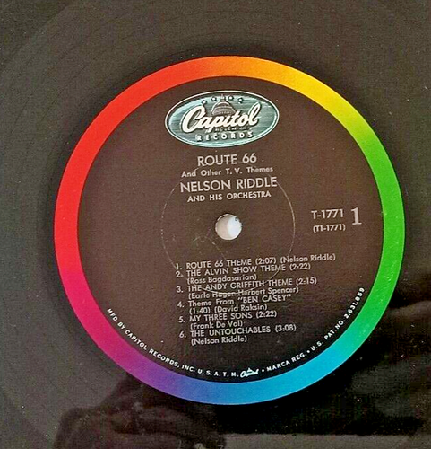 33 1/3 RPM LP Record NO JACKET NELSON RIDDLE ROUTE 66 12 songs VG | eBay