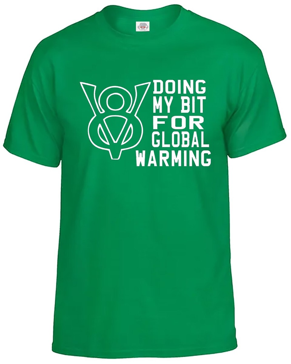 FENGMI V8 Global Warming Men S T Shirt Muscle Car Top Gear Driving Bianco L 121063235 - Foto 7