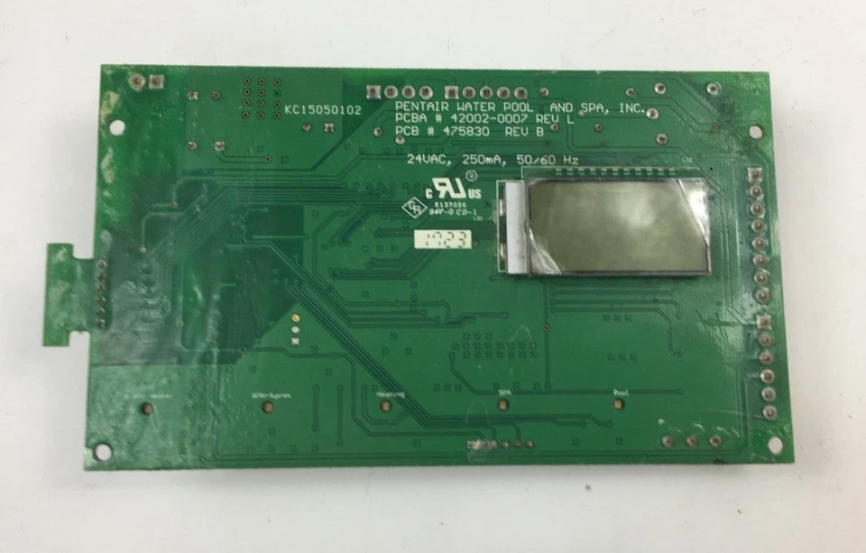 Pentair Sta-Rite 42002-0007 Rev L Control Board 475830 used #D695 - Image 2 of 4