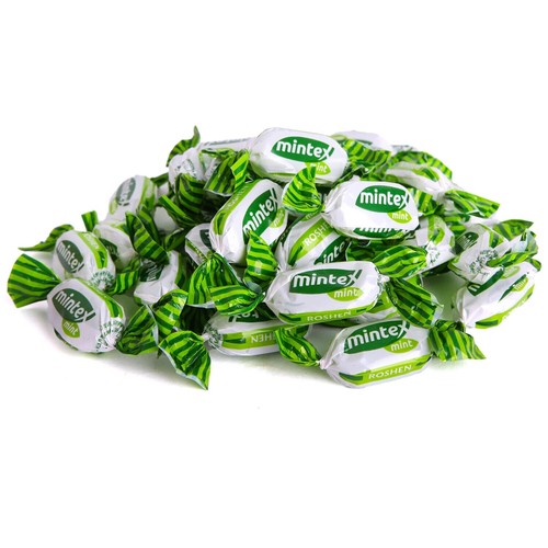 Roshen Mintex Mint Lollipop Caramel Hard Candy Ukrainian Caramel Sweets - Picture 3 of 4