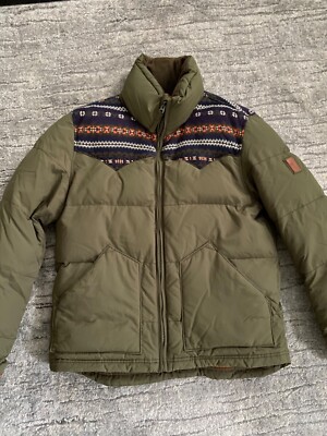 Cali Clothing Olive Green Men’s Puffer Jacket Size XL PRE-OWNED 