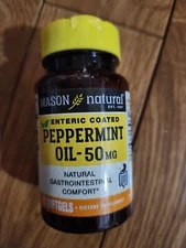 Mason Natural Peppermint Oil 50MG - Enteric Coated 90 Softgel