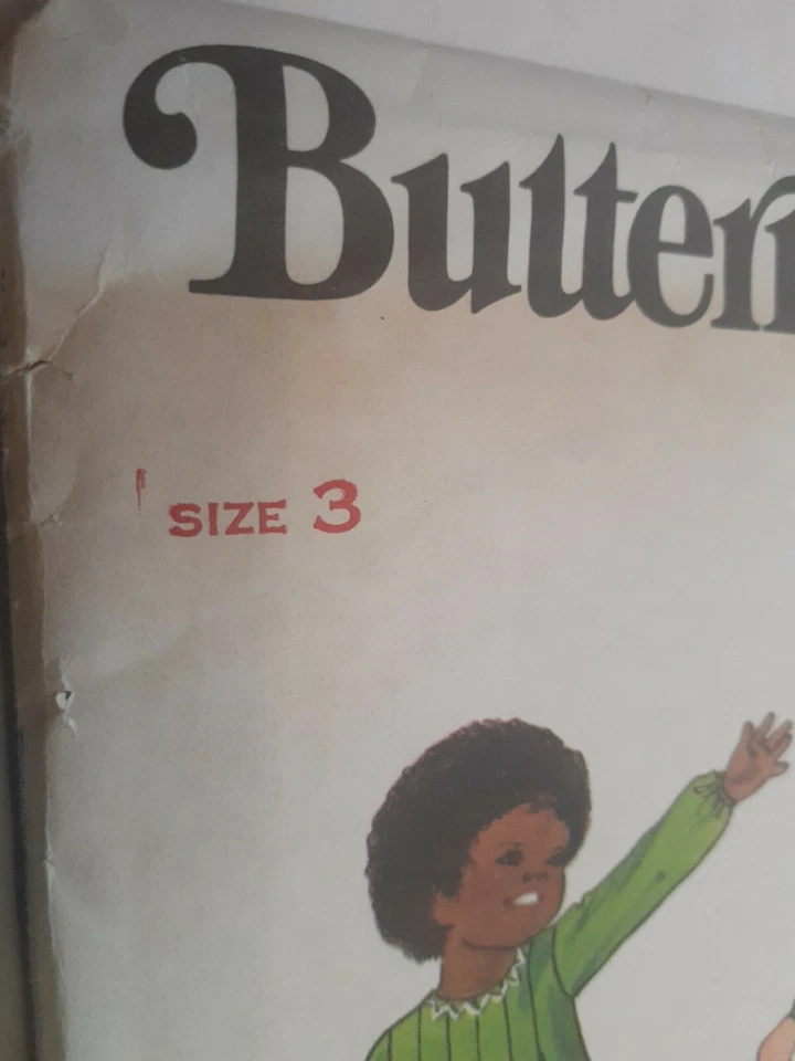 Butterick 5738 Dress Top Pants Sewing Pattern Girls 3 3T VTG UC Pleated Short - Image 3 of 4