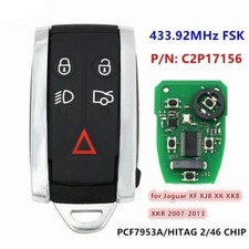 chiave telecomando completo di chip per jaguar x s type xf xs xkr x-type s-type