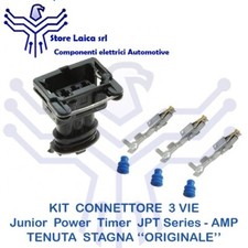 CONNETTORE 3 POLI VIE JPT AMP TENUTA STAGNA PER MOTORE AUTO MOTO NAUTICA FEMMINA