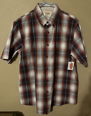 Wrangler Short Sleeve Button Up Work Shirts Wrangler Authentics