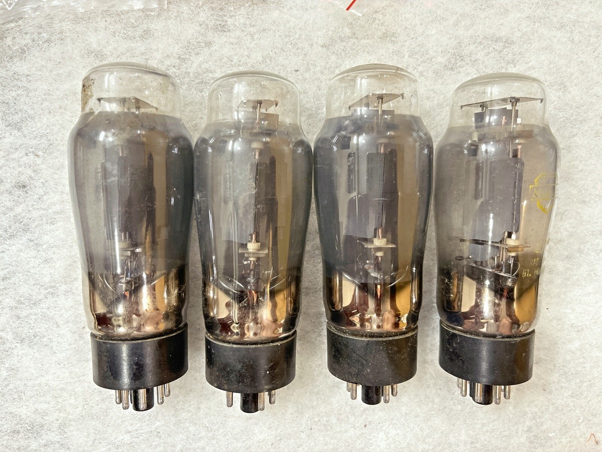 Mullard EL37 CV586 6L6GC OO getter, tested excellent Matched Quad