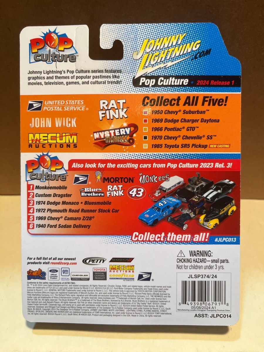 1/64 JOHNNY LIGHTNING POP CULTURE 1985 TOYOTA SR5 PICKUP TRUCK