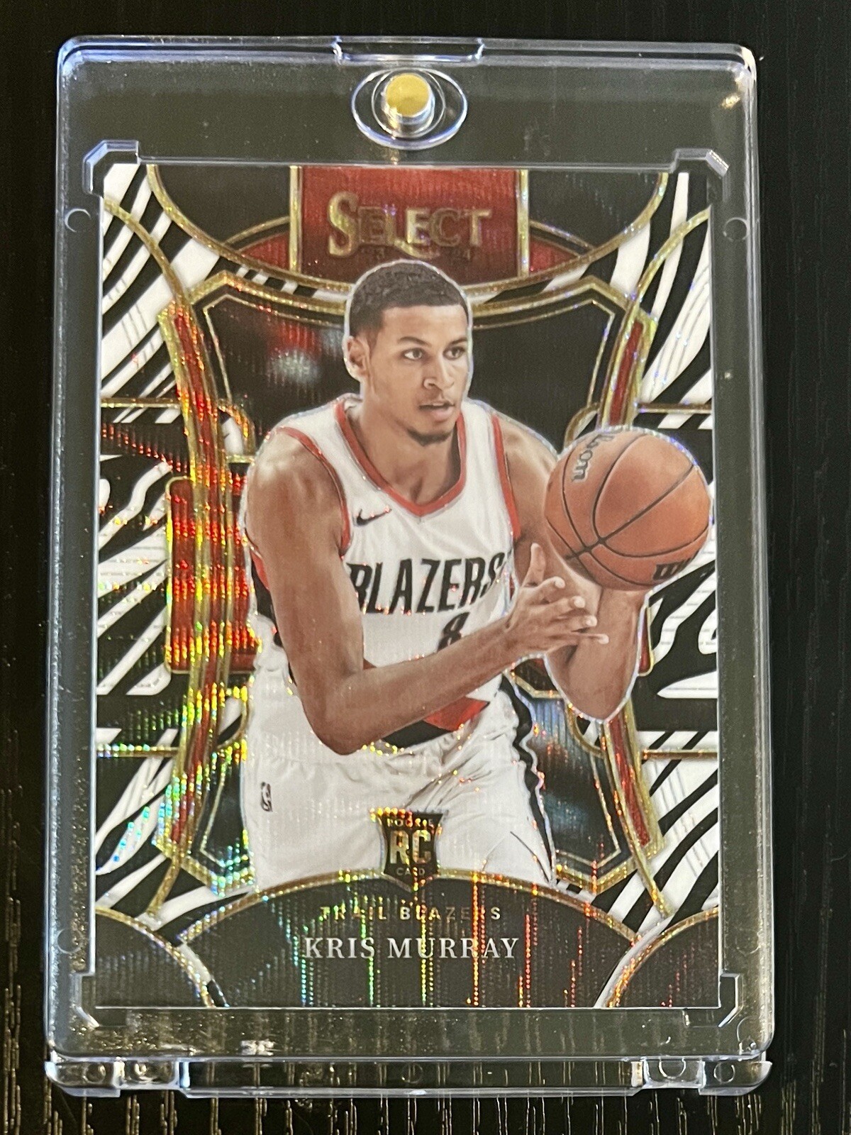 2023-24 Panini Select Kris Murray Zebra Prizm Rookie Mezzanine 🦓 🔥