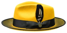 Bruno Capelo The New Yorker Fedora NY-496 Gold Black