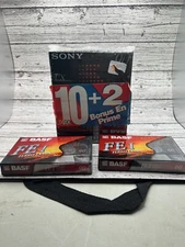 Sony Ux 90 C-90Uxb Blank Cassette Tape X 10 Basf Fe I Blank Cassette X 3 New!