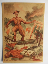 J. Sabattini. Repubblica Sociale Italiana. La morte con in testa elmetto inglese