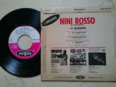 NINI ROSSO Il Silenzio + 3FRENCH EP*BARBARELLA EROTIC COVER | eBay