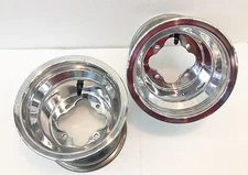 DWT Alumilite A5 Rolled Lip ATV Rear Wheel PAIR 8" 8x8 3+5 4/110 LTZ 400 LTR 450