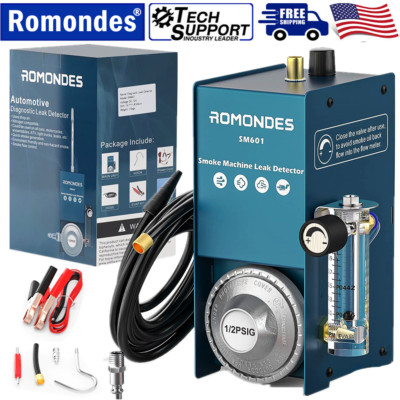 Romondes SM601 Auto EVAP Smoke Machine Diagnostic Fuel Pipe Leak Detector Tester