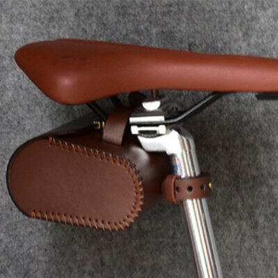 Paire de Sacoche Arrière Vélo Sporfabric S14 Rectangulaire Marron retro vintage