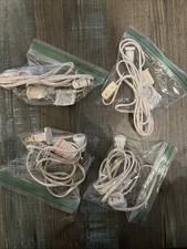 Christmas Village House Single Socket 5 Ft. Light Cords Lot of 4- In Line Switch