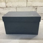 12 1/4  x 7 x 7”  EMPTY STEUBEN GRAY BOX  Great Condition